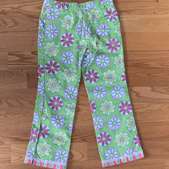 Girls E-Land Floral Pants + GAP Long-Sleeve Top (12) - Picture 6 of 8